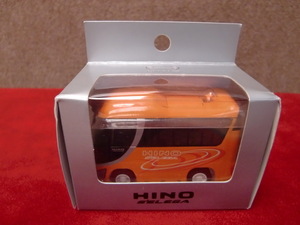 HINO　日野　Ｓ’ＥＬＥＧＡ　バス型目覚まし時計　オレンジ　（１５）