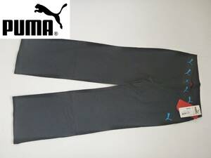 Новая Puma Puma ★ Черный × светло -голубой логотип с логотипом растягиваемые брюки йога -брюки девушки m… 130 эквивалент