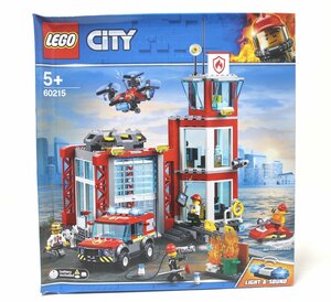 2S815 未使用品！ LEGO レゴ ブロック 60215　CITY シティ 消防署 【ニューポーン】