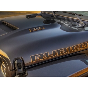 【RUBICON】ルビコン サイドステッカー ブロンズ×ブラック 2018年～ JLラングラー・ラングラーアンリミテッド 【Chrysler JEEP純正部品】の画像1