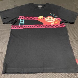 Tシャツ ユニクロ 黒Tシャツ　UT ドンキーコング　大人　キッズ　kids