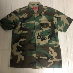 13SS Supreme Military Nam Shirt S シュプリーム ミリタリー 半袖シャツ