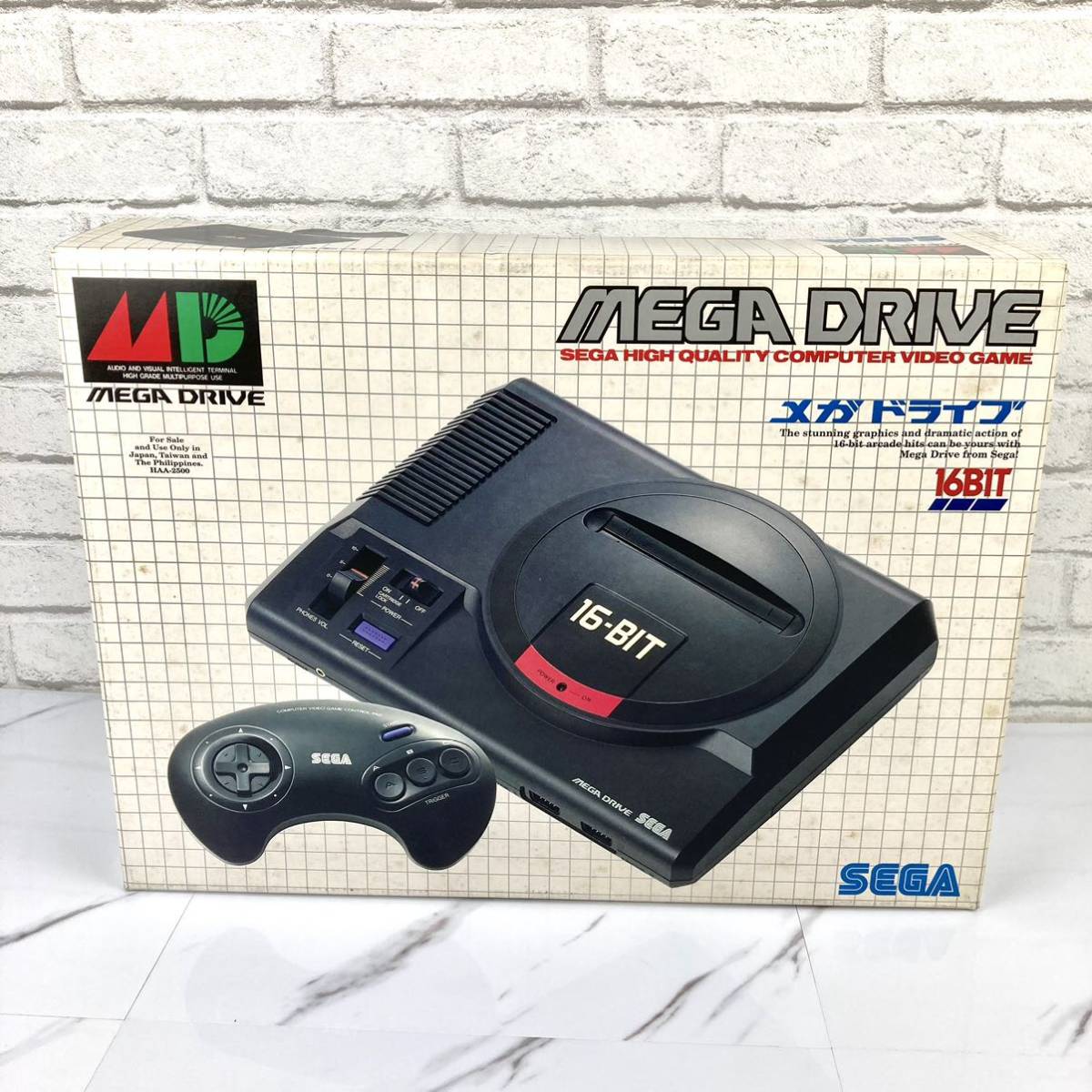 デッドストック・超美品】セガ SEGA メガドライブ 16BIT 本体 HAA-2510