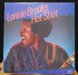 【BB123】LONNIE BROOKS「Hot Shot」, 83 US Original　★シカゴ・ブルース