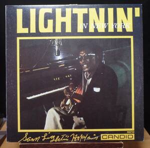 【BB169】LIGHTNIN’ HOPKINS「Lightnin' In New York」, 85 ITALY Reissue　★カントリー・ブルース/フォーク