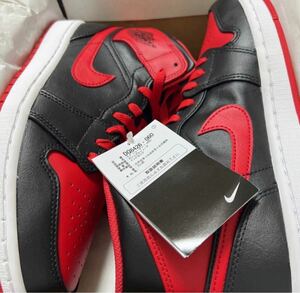 新品 未使用 Nike Air Jordan 1 Mid ナイキ エア ジョーダン 1 ミッド Alternate Bred ブレッド DQ8426-060 26.5㎝ atmos 最終値下げ