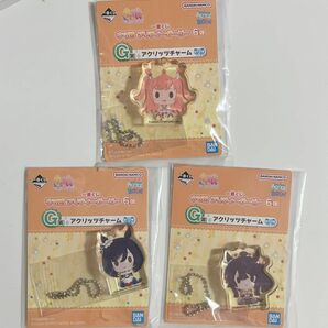 ウマ娘　一番くじ G賞 アクリッツチャーム アグネスデジタル＆エイシンフラッシュ&ナリタブライアン