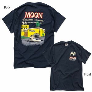 送料200円　MOON Equipment Company Tシャツ [MQT180BK]　MOONEYES　Mサイズ