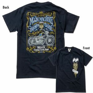 送料200円　MOON Machine Tシャツ [MQT181BK]　MOONEYES　Lサイズ