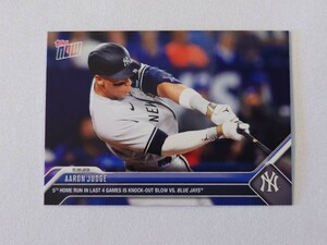 topps now card Aaron Judge New York Yankees #304 MLB 2023 トップスナウ カード アーロン・ジャッジ ニューヨーク・ヤンキース