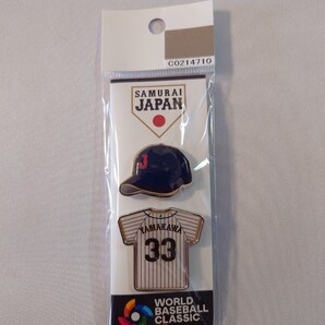 山川穂高 侍ジャパン ユニフォーム ピンバッチ ピンバッジ ホーム WBC 2023 日本代表 埼玉西武ライオンズ プロ野球 NPB MLB 世界一 優勝