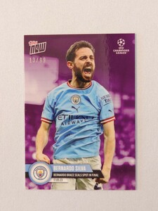 【13/99】topps now Bernardo Silva Manchester City #112 UEFA UCL 2022-23 トップスナウ ベルナルド・シウバ マンチェスター・シティ