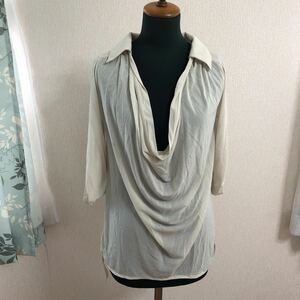  tag equipped roll up sleeve tunic tops S size 