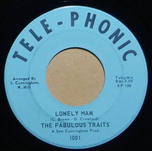 Funk/Soul◆USオリジ◆マイナーレーベル◆The Fabulous Traits - Lonely Man / Love Is Strange◆7inch/7インチ/試聴/超音波洗浄