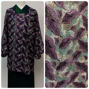 * beautiful goods road line coat race purple feather woven summer * n401