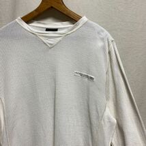 オールド　POLO JEANS Ralph Lauren ワッフルTシャツ　90s 00s 古着　ポロジーンズ　ラルフローレン　長袖Tシャツ　前V コットン_画像1