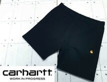 Carhartt work in progress CHASE SWEAT SHORT WIP カーハート　スエット　ショートパンツ　ショーツ　黒　パンツ　L　ダブリューアイピー_画像1