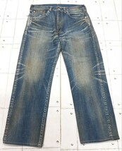 LVC 501ZXX Levi's デニム　パンツ　BIG E ヴィンテージ　レプリカ　TALON42 Vステッチ　赤耳 1954年後期モデル　日本製　501 501xx_画像2