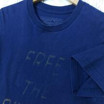 MENs XS パタゴニア Free The Rivers! ジョン・ミューア オーガニックコットン Tシャツ 入手困難 PATAGONIA ネイビ_画像4