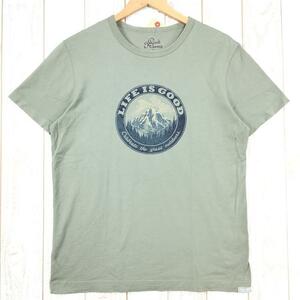 MENs S モンベル Good Karma by Life is good コットン Tシャツ MONTBELL 2504720 グリーン系