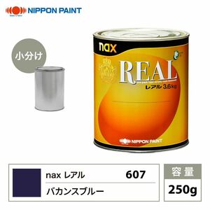 レアル 607 バカンスブルー 原色 250g/小分け 日本ペイント 塗料 Z12