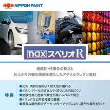 日本ペイント nax スペリオR 調色 ミツビシ T10/CMT10010 フレンチブルー 3kg（原液）Z26_画像2