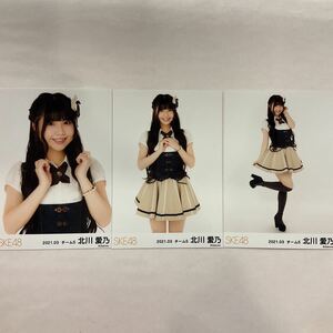 SKE48 北川愛乃 チームS 2021年 3月 月別 ランダム 生写真 コンプ SK72