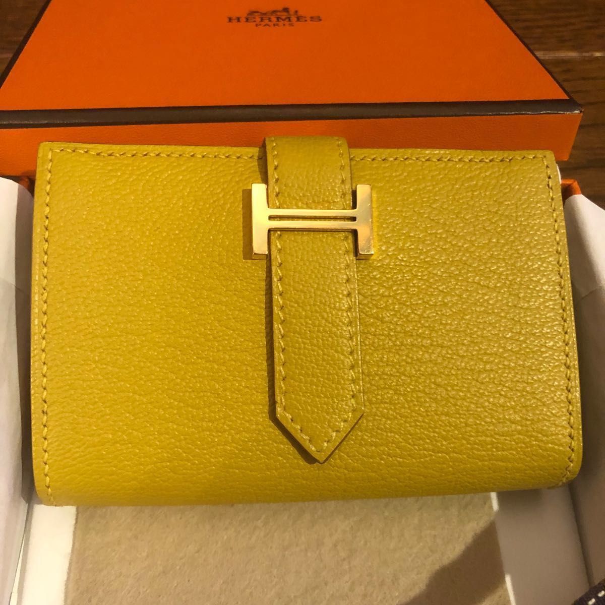 HERMES エルメス 新品未使用 カルヴィ デュオ ブルーフランス レア