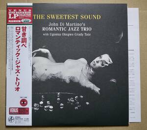 LP : 新品未使用 John Di Martino's Romantic Jazz Trio / The Sweetest Sound 帯付 Venus 180g重量盤 TKJV-19136 red vinyl