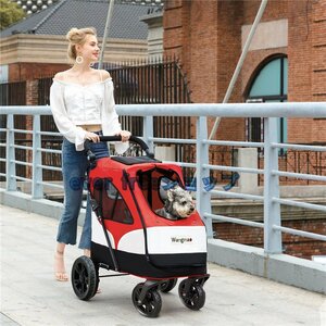  pet Cart dog for carry cart pet buggy folding type large dog many head middle small size dog dog for cat for dog Cart сolor selection load 