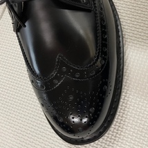 【HARUTA】 ハルタ WINGTIP LACE-UP ウイングチップ レースアップシューズ 710 BLACK 24.0 スクール ビジネス 本革_画像3