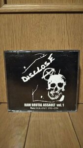 ★DISCLOSE 2枚組CD 「Raw Brutal Assault Vol.1」★ tragedy assult punk hardcore jap gism gauze confuse dis crust discharge ent anti