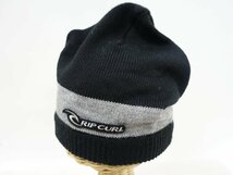 中古 スノーボード 2016年頃のモデル RIP CURL/リップカール ニット帽/ビーニー フリーサイズ_画像2