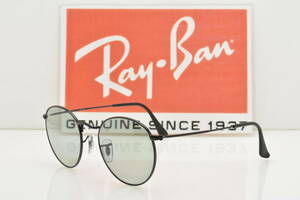 * новый товар * стандартный импортные товары!Ray-Ban RayBan RB3447 002/52 ROUND METAL раунд metal WASHED LENSESwoshu дренаж z черный серый *