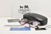 ★新品・正規輸入品！COACH コーチ HC6138U 5604 メガネフレーム トランスペアレント　バーガンティー★_画像7