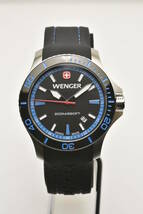 ★新品・正規輸入品・在庫処分！WENGER ウェンガー Seaforce シーフォース ダイバー 01.0641.104 ブラック ブルー★_画像3