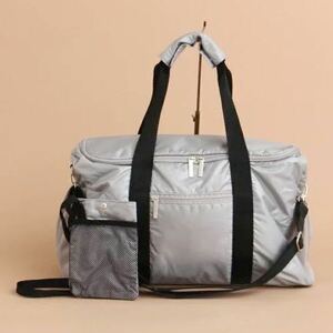  tag equipped * Afternoon Tea living travel sakoshu attaching Boston bag light gray * travel bag Carry on bag 