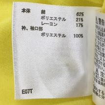 【美品】マンシングウェア 長袖ハイネックシャツ イエロー ハーフジップ レディース M ゴルフウェア Munsingwear_画像5