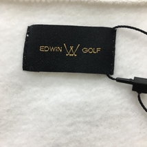 【新品】エドウィン カーディガン 白 裏起毛 ジップアップ レディース M ゴルフウェア EDWIN GOLF_画像6