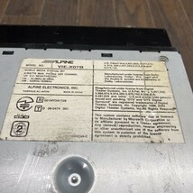 AV-831 激安 カーナビ ALPINE VIE-X07B H61217618 HDD 確認用配線使用　簡易動作確認済　中古現状品_画像5