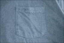 【XL】 Hanes ヘインズ ポケット Tシャツ コットン 無地 紺 ネイビー ビンテージ ヴィンテージ USA 古着 オールド IB1114_画像3
