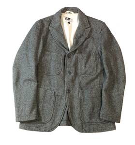 ENGINEERED GARMENTS engineered garments шерсть "в елочку" tailored jacket серый мужской XS