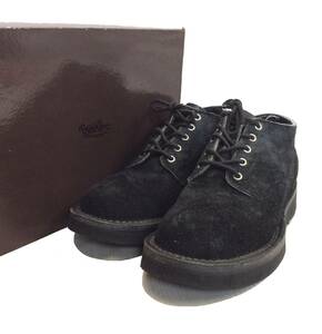 HATHORN is so-nNEPENTHES Nepenthes special order re-nia oxford shoe Work boots Vibram black suede 7.5 25.5cm