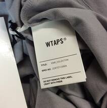 未使用 WTAPS ダブルタップス 22AW IAN/RAGLAN/CTPL.GPS ラグラン 長袖Tシャツ X 04 グレー×ブラック 222ATDT-CSN24_画像9