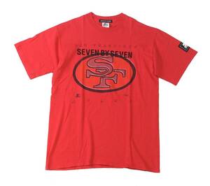 SEVEN BY SEVEN セブンバイセブン SAN FRANCISCO 49ers STARTER スターター USA製 半袖Tシャツ サンフランシスコ 赤 メンズ M 送料250円