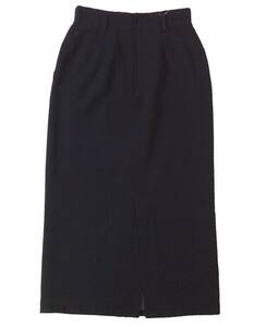 tricot COMMEdesGARCONS Toriko Comme des Garcons AD1988 wool long skirt black black slit M(ma)