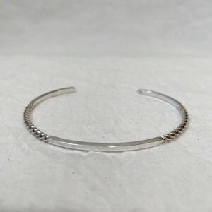 sunku サンク 39 バングル SILVER925 アクセサリー SQ TWIST BANGLE