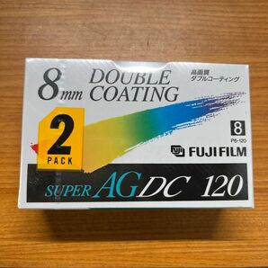 富士フイルム　8mm ビデオテープ　super agdc 120 2本入
