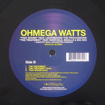 ■Ohmega Watts■☆That Sound / The Treatment☆UBIQUITY_画像4