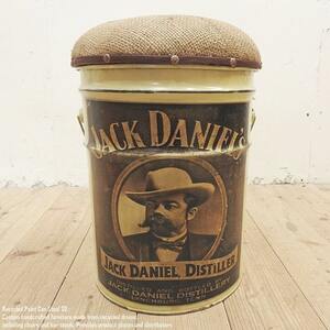 ペール缶 クッションスツール JackDaniel's [ジャックダニエル] 収納付き椅子 ペール缶スツール オイル缶 ペンキ缶 アメリカン雑貨